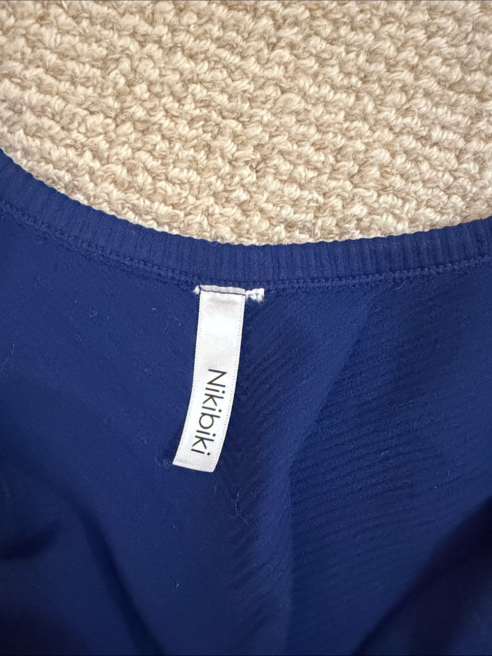 Nikibiki Navy Ribbed Cropped Tank - Picture 4 of 4